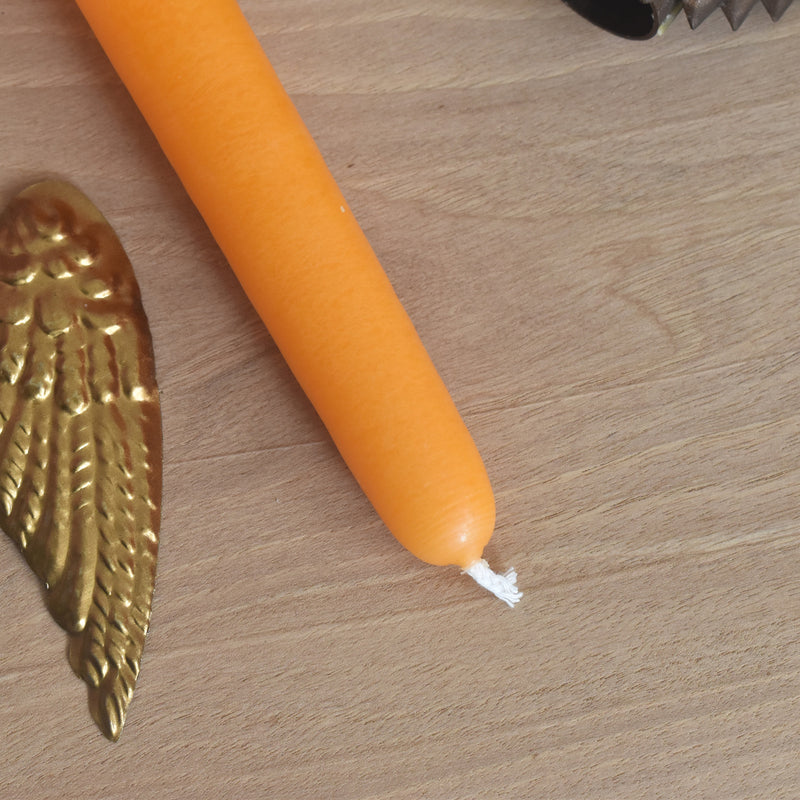 シエルジュコニック　（テーパーキャンドル）　20cm Orange（オレンジ）