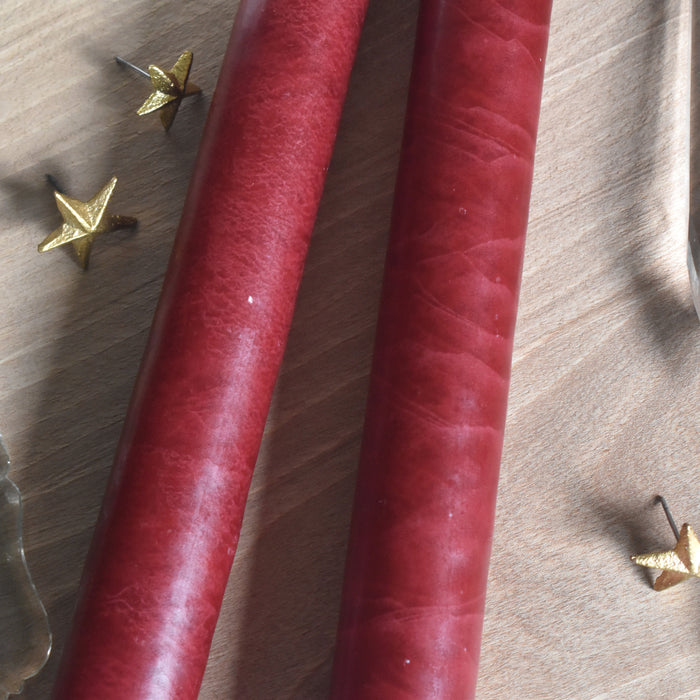 シエルジュコニック　（テーパーキャンドル）　30cm Bordeaux (ボルドー）