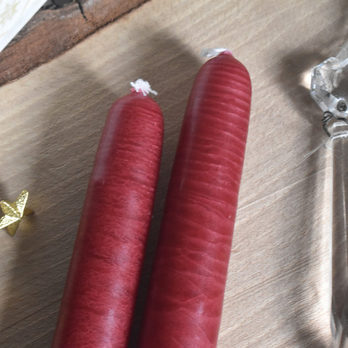 シエルジュコニック　（テーパーキャンドル）　30cm Bordeaux (ボルドー）