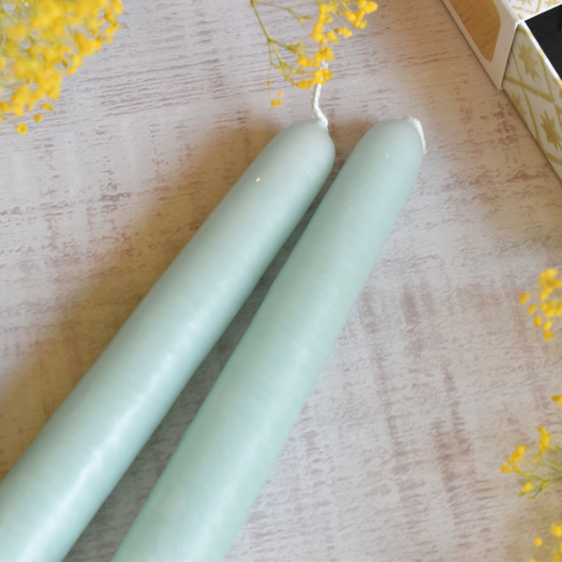 シエルジュコニック　（テーパーキャンドル）　30cm Celadon (セラドン）