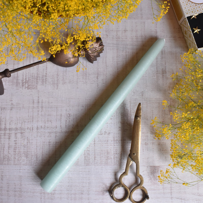 シエルジュコニック　（テーパーキャンドル）　30cm Celadon (セラドン）