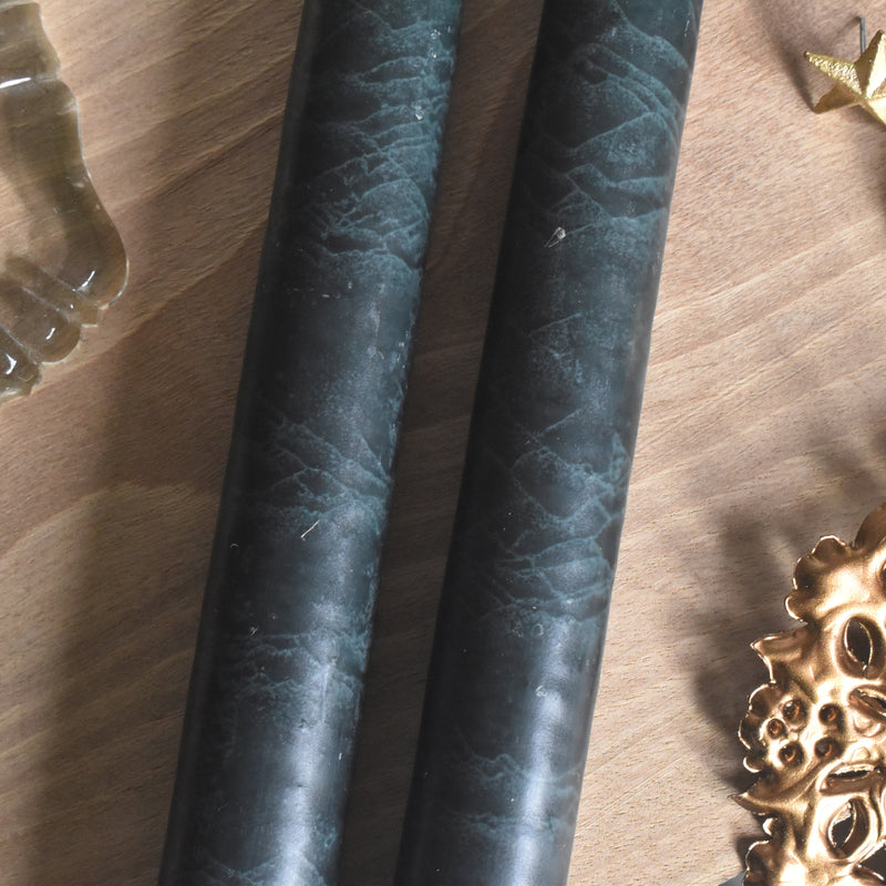 シエルジュコニック　（テーパーキャンドル）　30cm Vert Anglais (ダークグリーン）