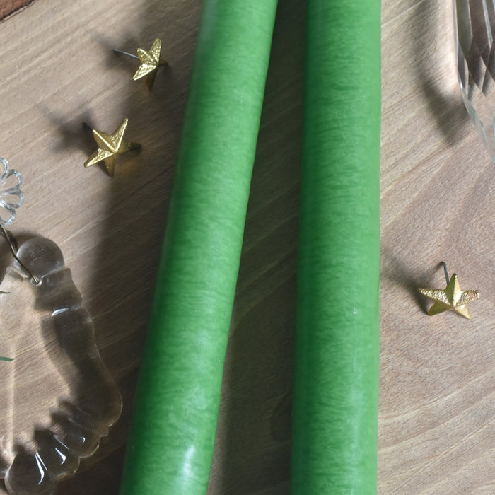 シエルジュコニック　（テーパーキャンドル）　30cm Vert Forêt (グリーン）