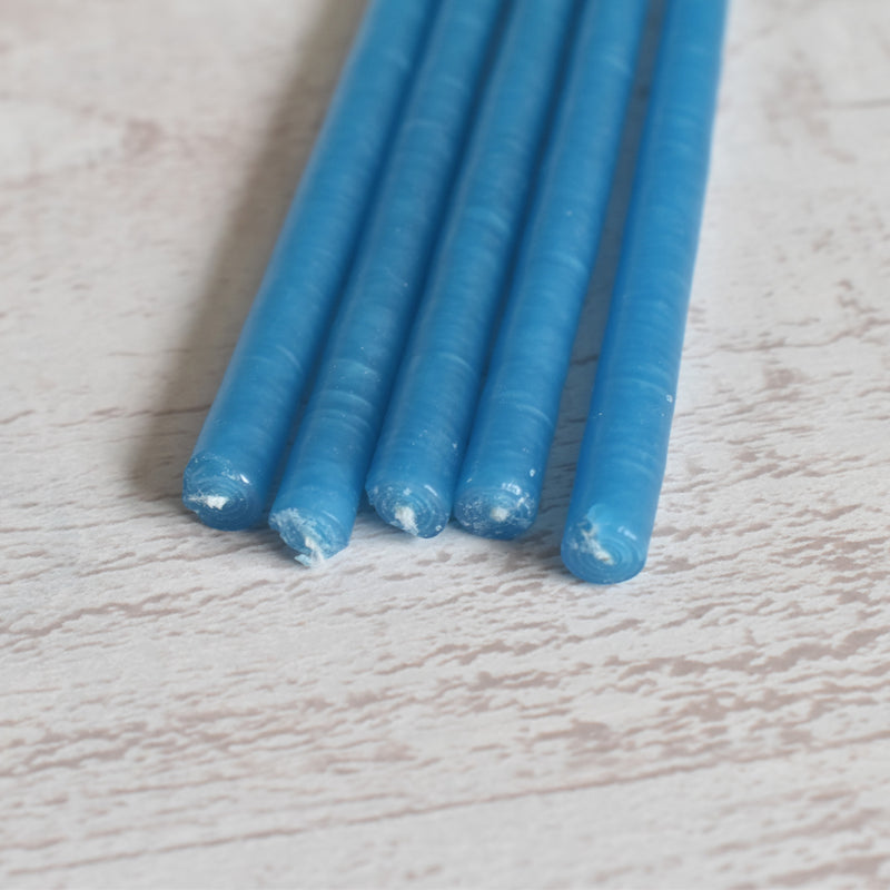 Taper Candle Anniversary Pétrole (Petrol) 5-piece set