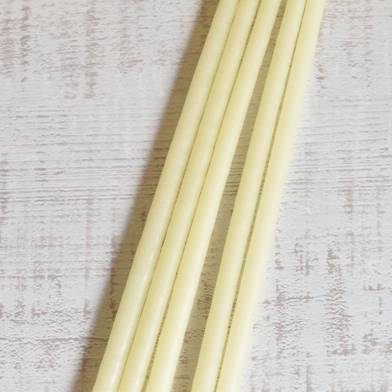 テーパーキャンドル アニバーサリー Jaune Pastel (パステルイェロー）5本セット