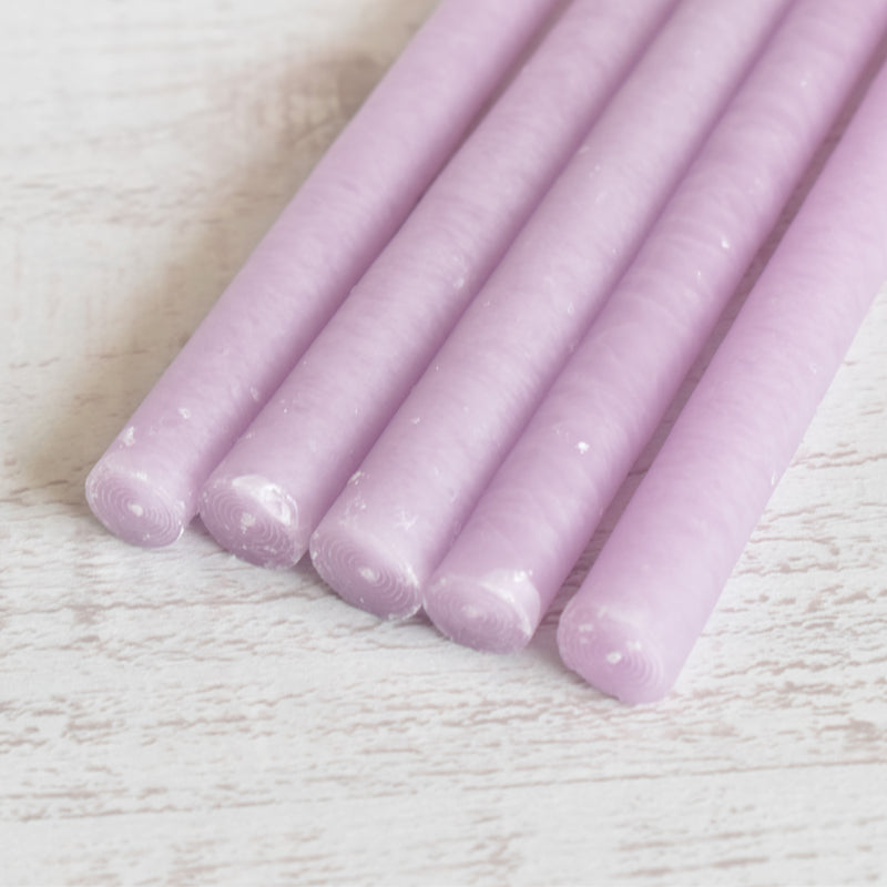 Taper Candle Fleuriste (Florist) 5-Piece Set Parme (Palm)