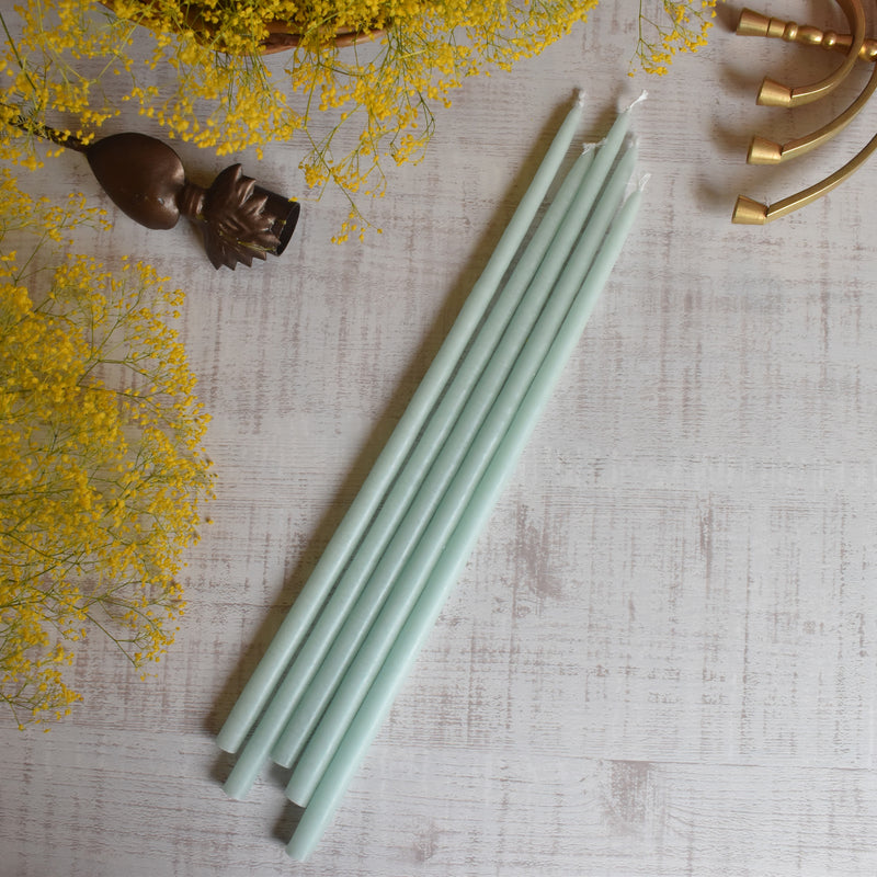 テーパーキャンドル　Fleuriste (フロリスト）　5本セット Celadon (セラドン）