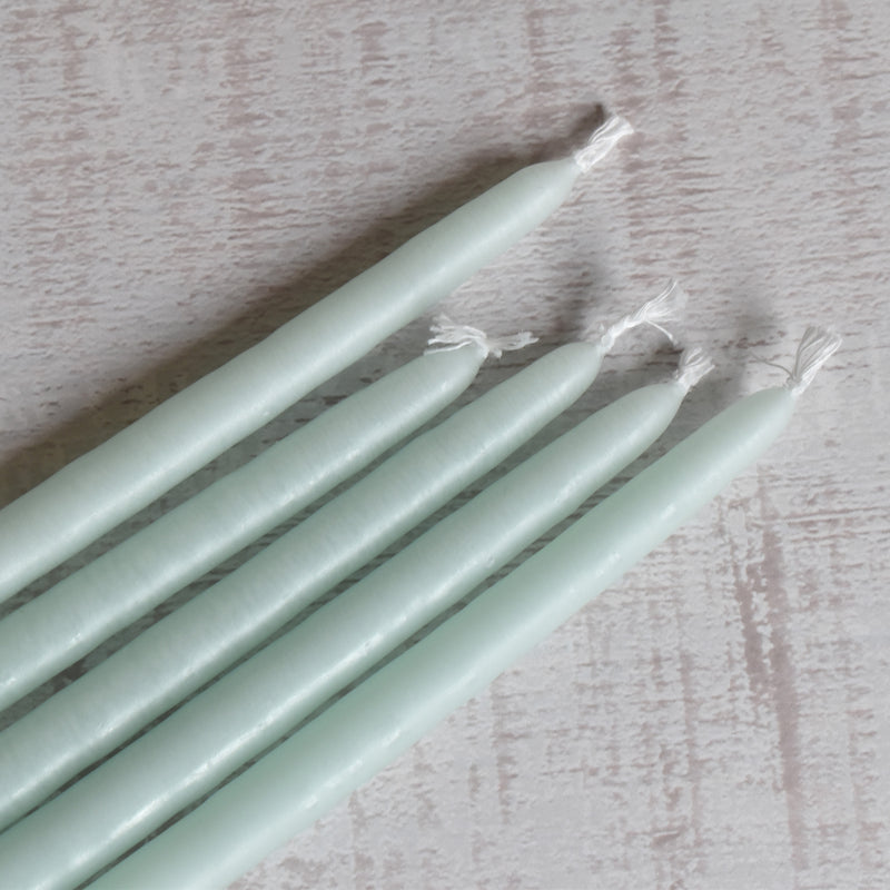 テーパーキャンドル　Fleuriste (フロリスト）　5本セット Celadon (セラドン）