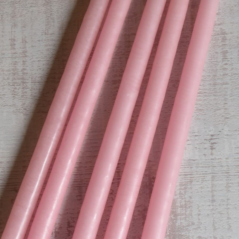 Taper Candle Fleuriste (Florist) Set of 5 Dragée (Pink)