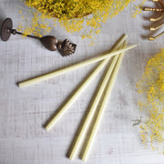 テーパーキャンドル　Fleuriste (フロリスト）　5本セット Jaune Pastel (パステルイェロー）