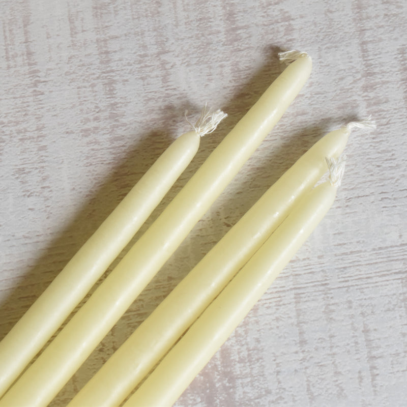 テーパーキャンドル　Fleuriste (フロリスト）　5本セット Jaune Pastel (パステルイェロー）