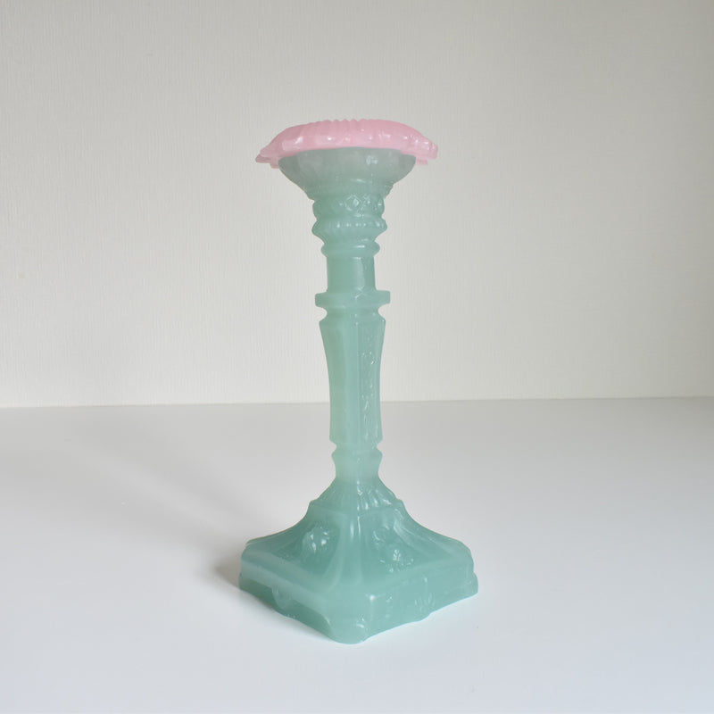 蝋キャンドルホルダーと蝋受け Céladon (セラドン）