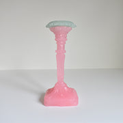 蝋キャンドルホルダーと蝋受け Dragée (ピンク）
