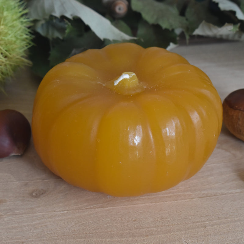 キャンドル パンプキン　オレンジ