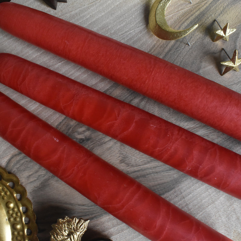 シエルジュコニック　（テーパーキャンドル）　20cm　 Rouge（レッド）