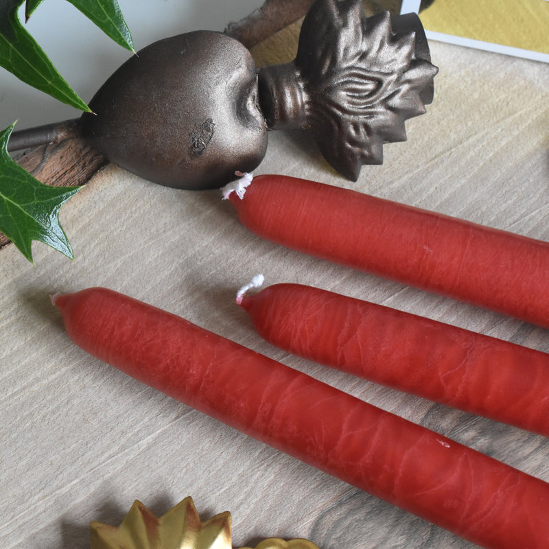 シエルジュコニック　（テーパーキャンドル）　20cm　 Rouge（レッド）