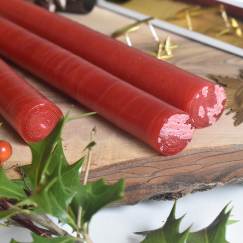 シエルジュコニック　（テーパーキャンドル）　20cm　 Rouge（レッド）