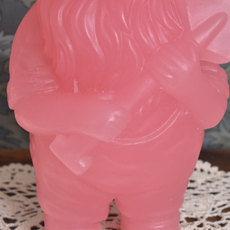 蝋オブジェ　ガーデンノーム　Nain de jardin Dragée （ピンク）