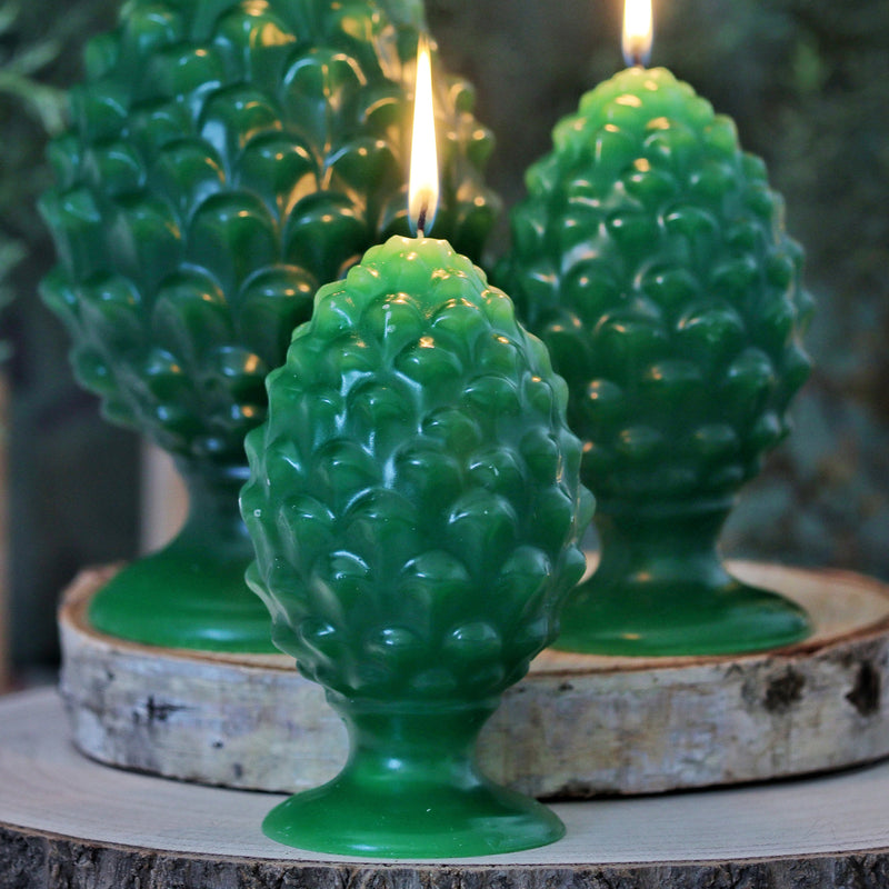 キャンドル　松ぼっくり　Pigna (ピニャ）グリーン スモール