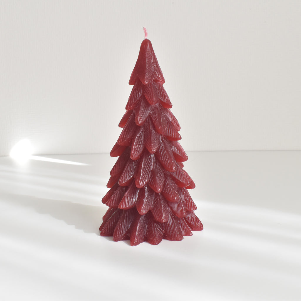 キャンドル クリスマスツリー Sapin Bordeaux (レッド） — Loane Interior