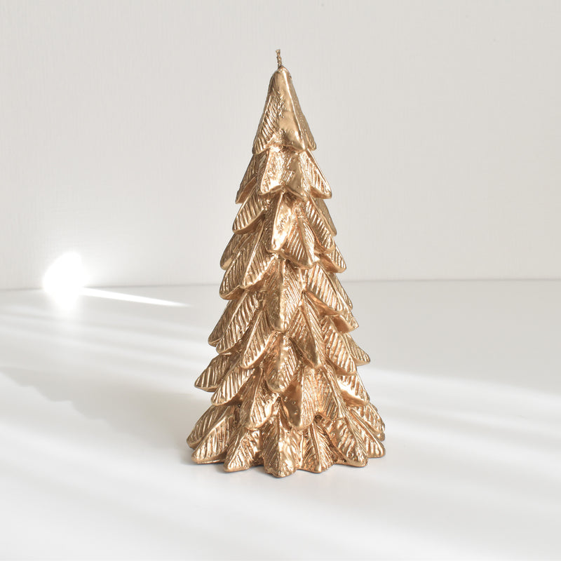 キャンドル　クリスマスツリー　Sapin Or (ゴールド）