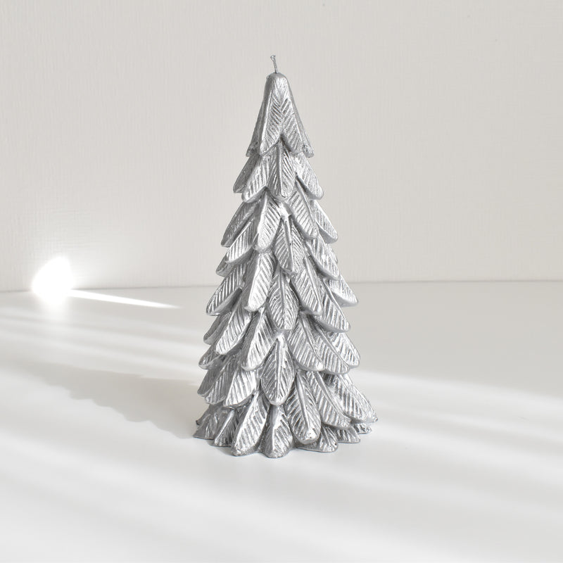 キャンドル　クリスマスツリー　Sapin Argent (シルバー）