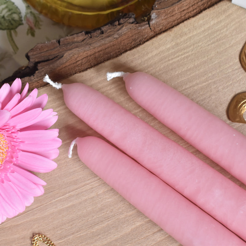 シエルジュコニック　（テーパーキャンドル）　20cm Dragée（ピンク）