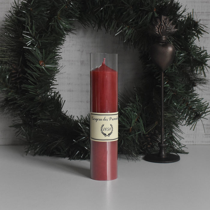 シエルジュ（キャンドル）　直径4㎝ Rouge (レッド)