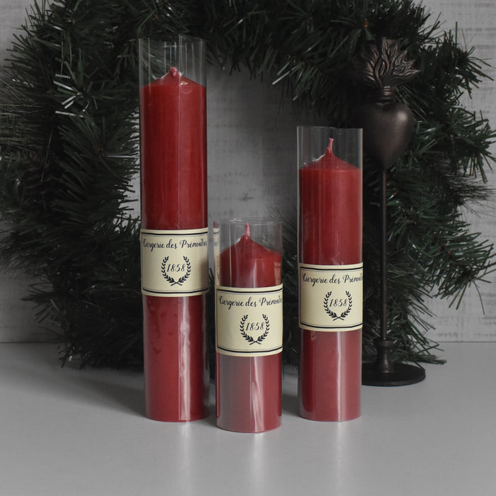 シエルジュ（キャンドル）　直径4㎝ Rouge (レッド)