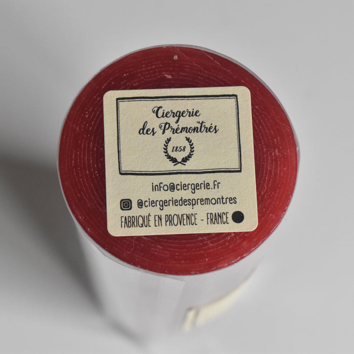 シエルジュ（キャンドル）　直径4㎝ Rouge (レッド)