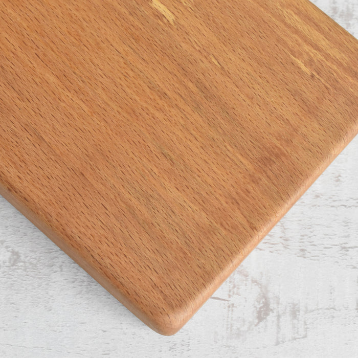 ミニブナカッティングボード 革取っ手付き 19cmx11cm