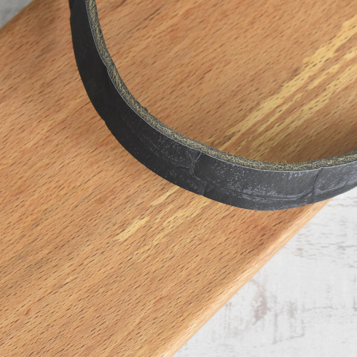 ミニブナカッティングボード 革取っ手付き 19cmx11cm