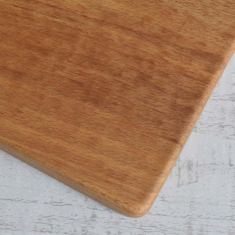 ミニブナカッティングボード 革取っ手付き 23.5cmx14cm