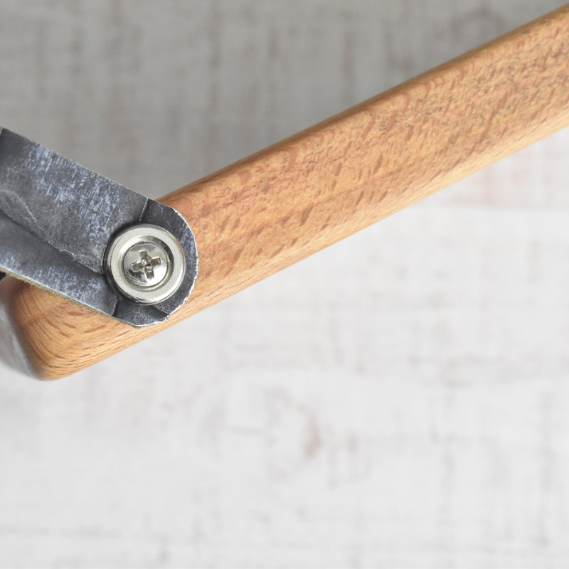 ミニブナカッティングボード 革取っ手付き 23.5cmx14cm