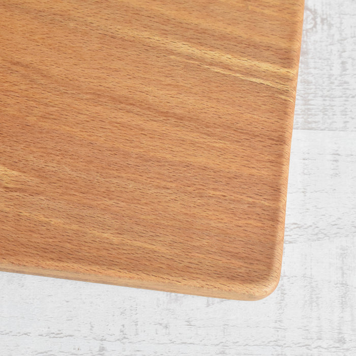 ミニブナカッティングボード 革取っ手付き 23.5cmx14cm