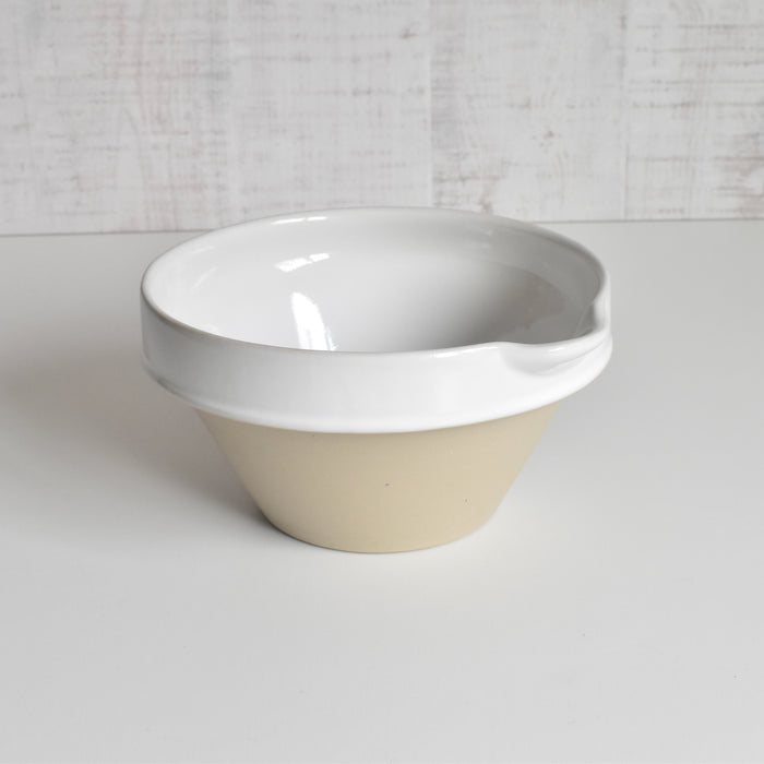 注ぎ口付きボウル N6 ブラン