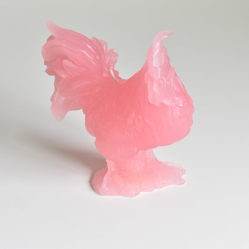 キャンドル オンドリ Coq Dragée (ピンク）