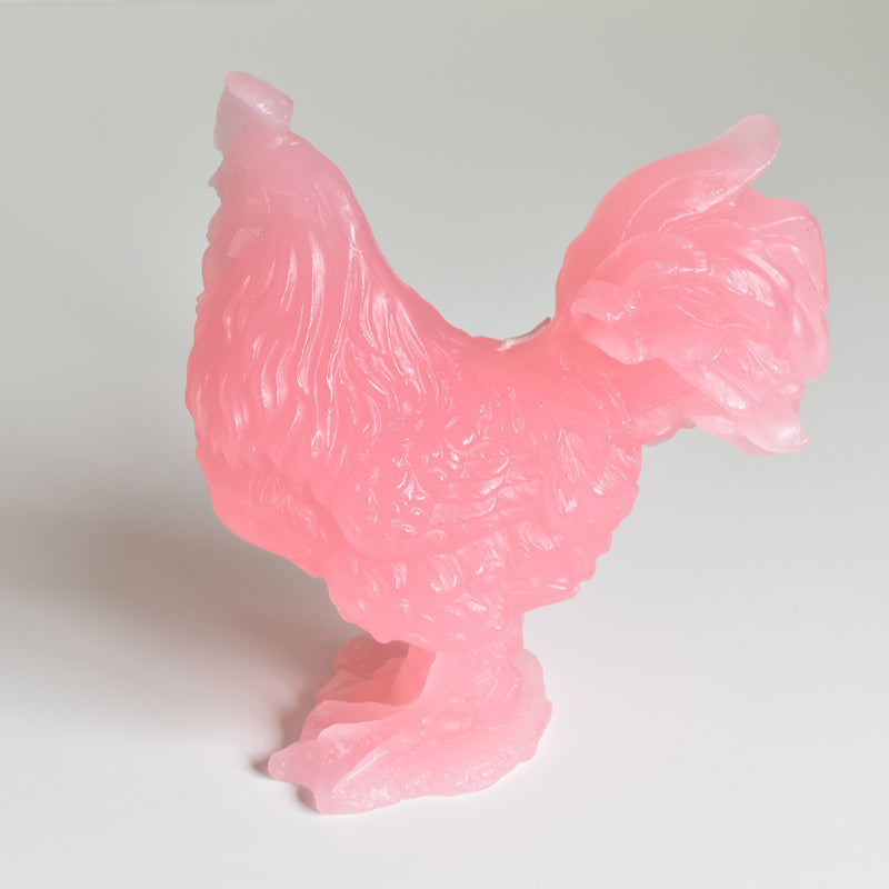 キャンドル オンドリ Coq Dragée (ピンク）