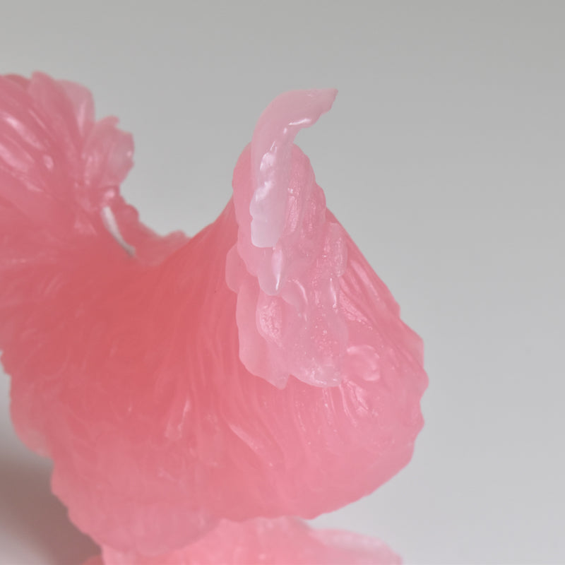 キャンドル オンドリ Coq Dragée (ピンク）