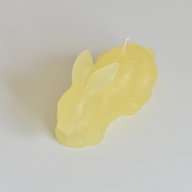 キャンドル ウサギ Lapin Jaune pastel （パステルイェロー）