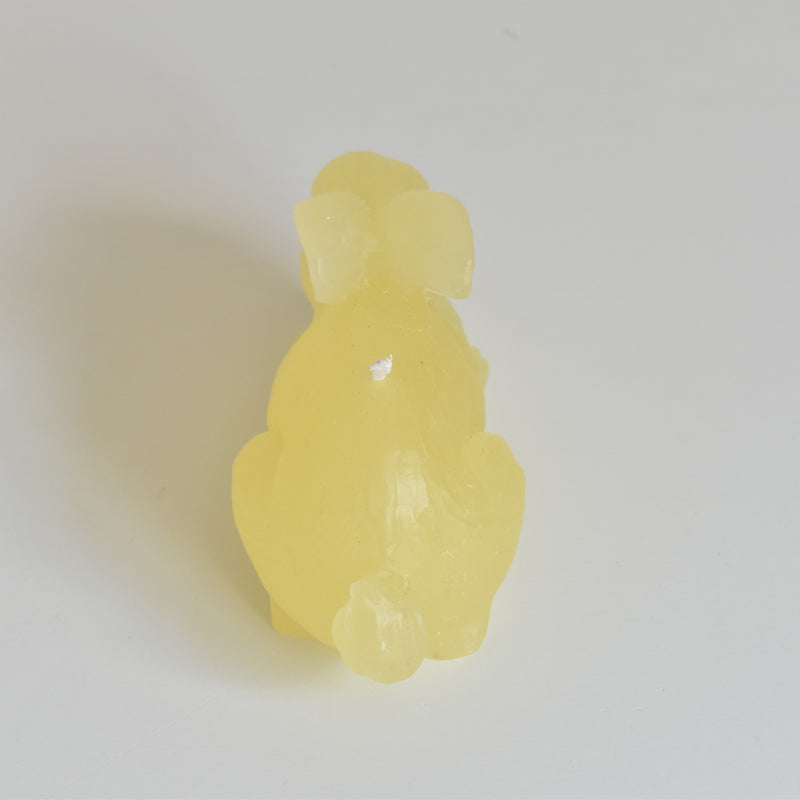 キャンドル ウサギ Lapin Jaune pastel （パステルイェロー）
