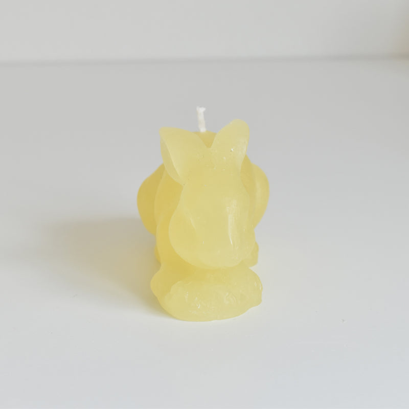 キャンドル ウサギ Lapin Jaune pastel （パステルイェロー）