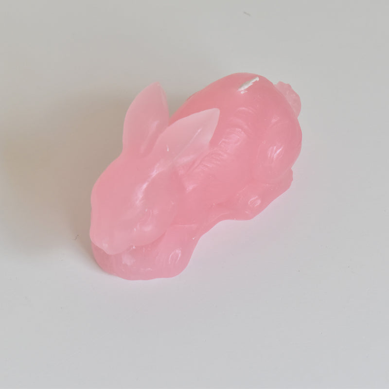 キャンドル ウサギ Lapin Dragée (ピンク）