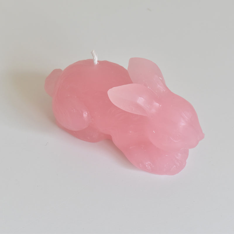キャンドル ウサギ Lapin Dragée (ピンク）