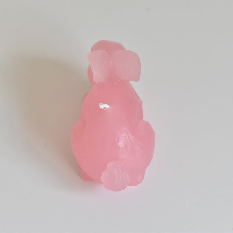 キャンドル ウサギ Lapin Dragée (ピンク）