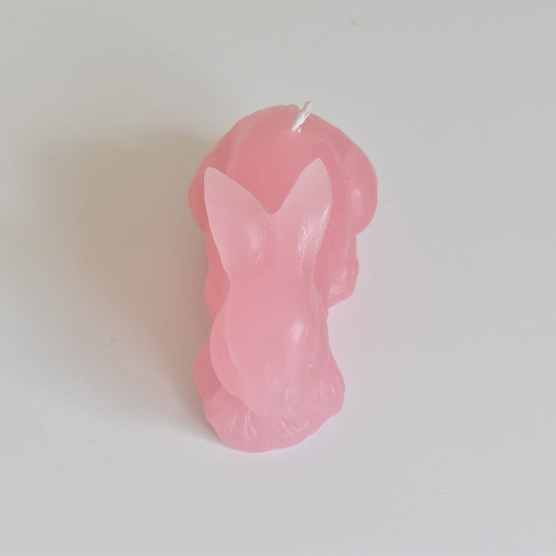 キャンドル ウサギ Lapin Dragée (ピンク）