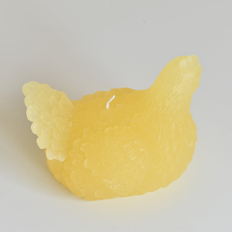 キャンドル ニワトリ Poule Jaune pastel （パステルイェロー）