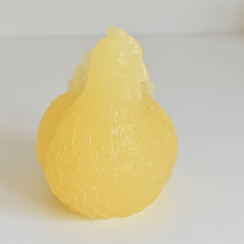 キャンドル ニワトリ Poule Jaune pastel （パステルイェロー）