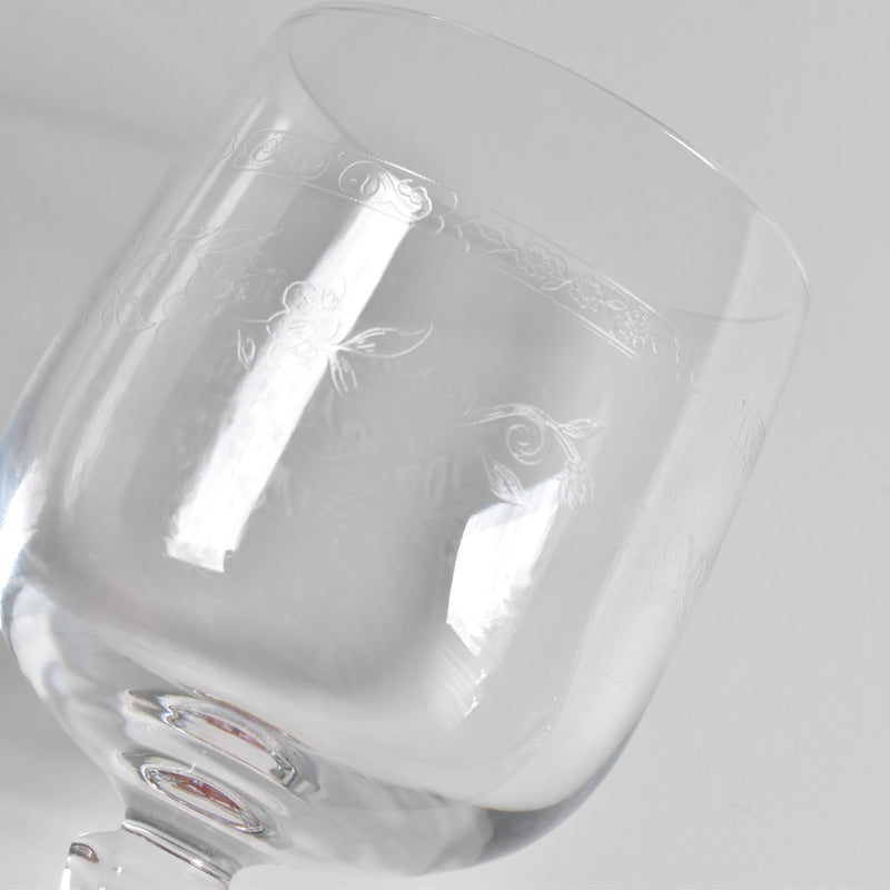 Vintage Crystal Glass Water Glass Cristal d'Arques Matignon