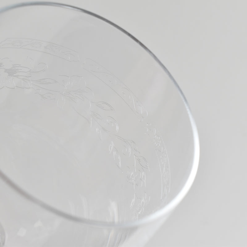 Vintage Crystal Glass Water Glass Cristal d'Arques Matignon